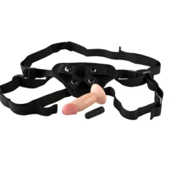 Aputuuppari – StrapOn-harness dildolla ja vibraluodilla