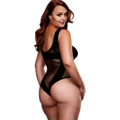 Baci - Fishnet Jacquard V Teddy