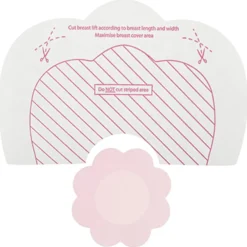 Bye Bra - Breast Lift & Silk Nipple Covers, Nude, 4 Paria