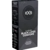 EXS Black Latex mustat kondomit 12 kpl