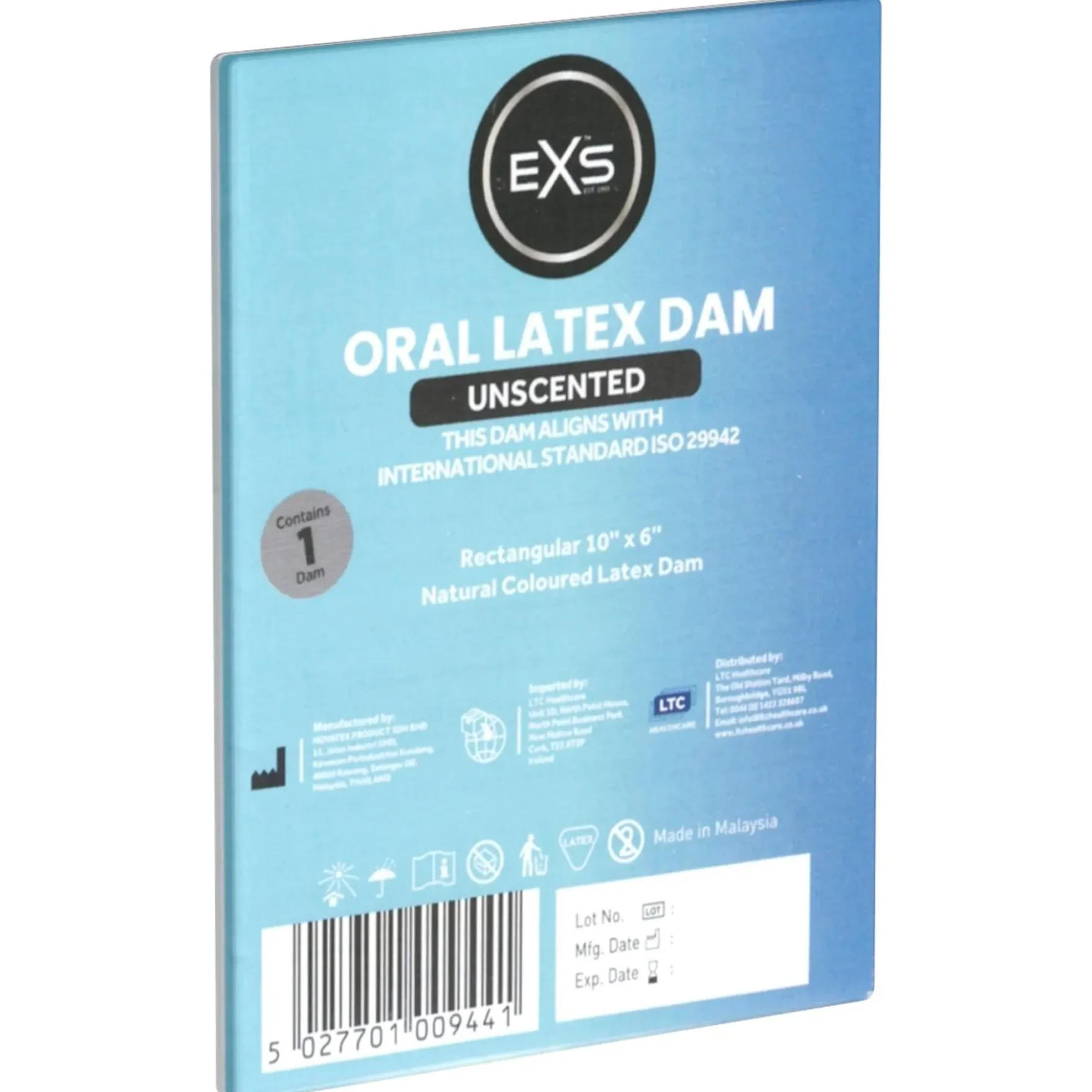 EXS Oral Dam -suuseksisuoja 1 kpl