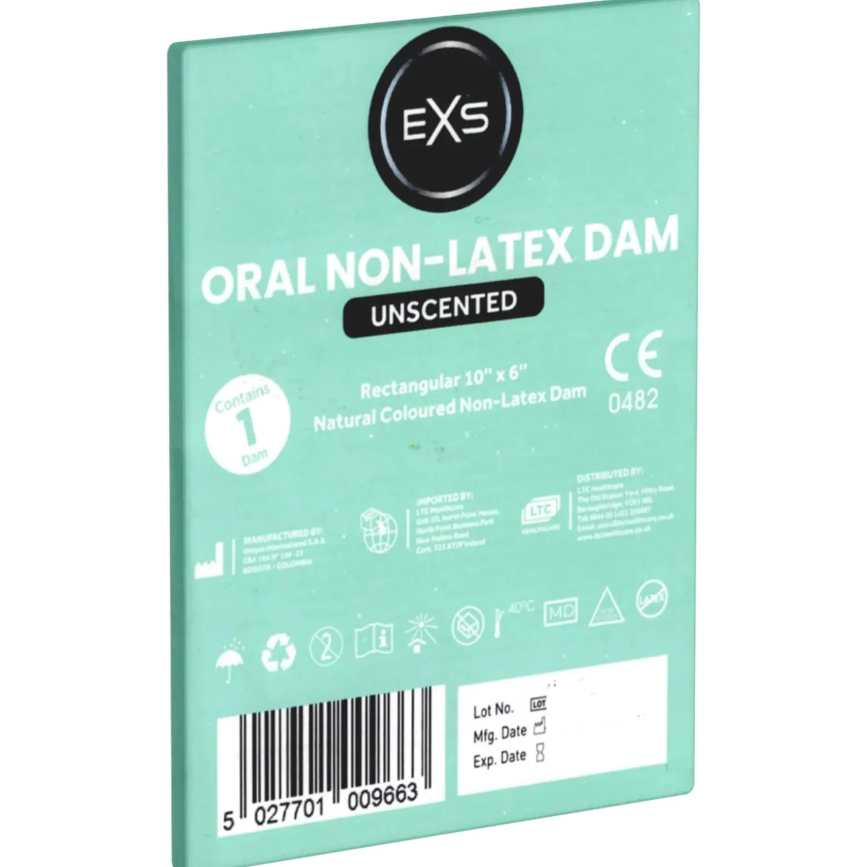 EXS Oral Non-latex Dam -suuseksisuoja 1 kpl