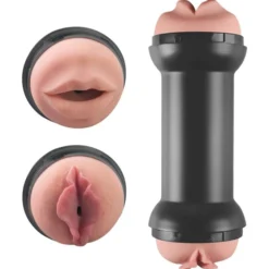 2-in-1 masturbaattori Suu ja Vagina