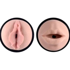 2-in-1 masturbaattori Suu ja Vagina