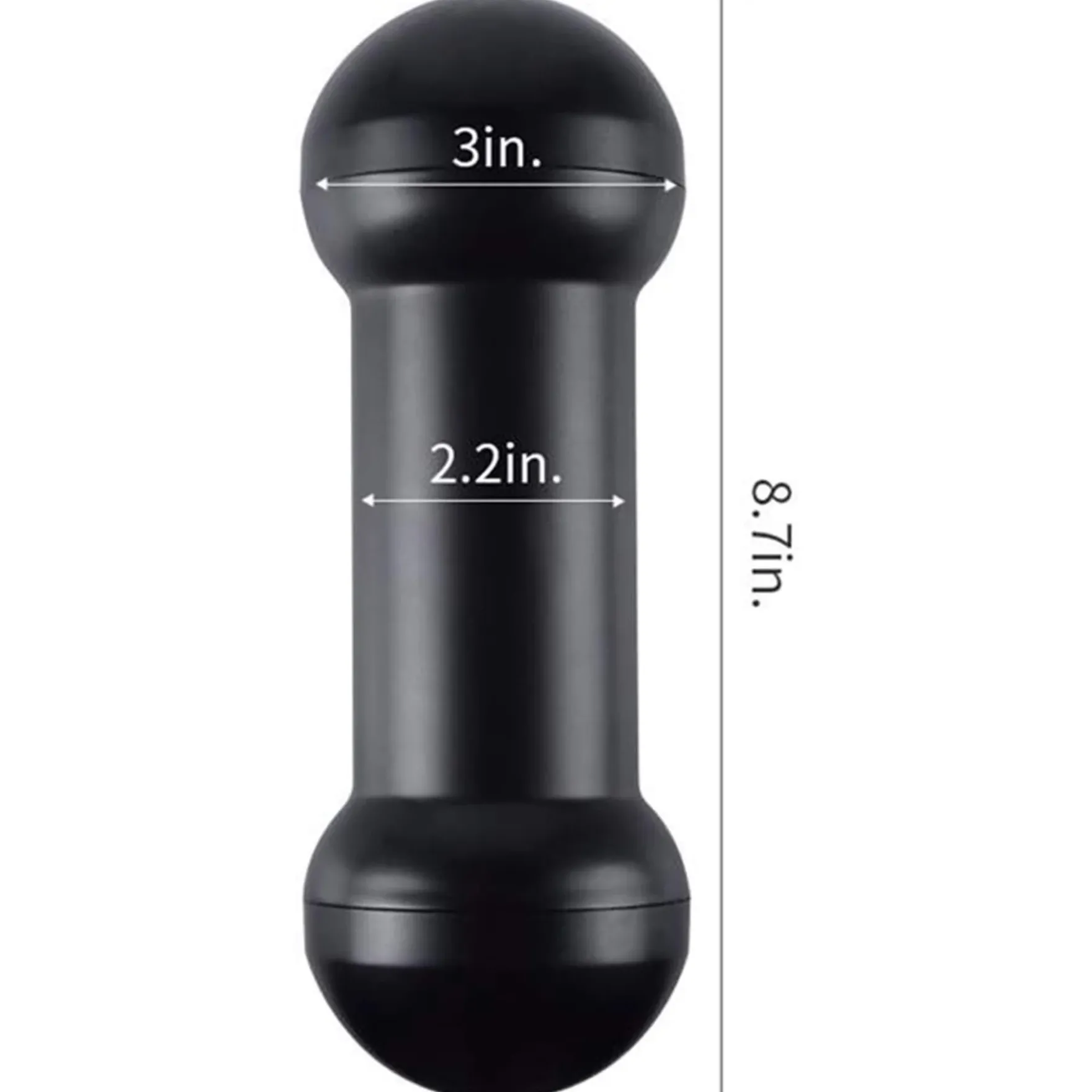 2-in-1 masturbaattori Vagina ja Anus