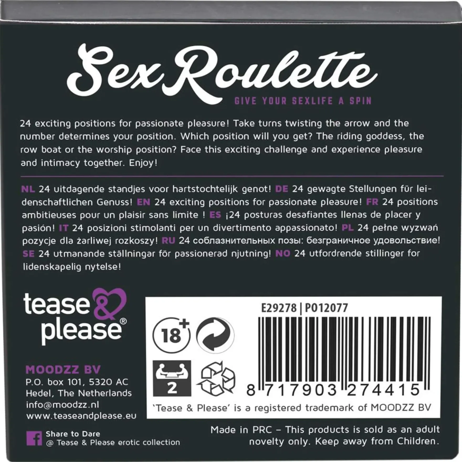 Kama Sutra - Sex Roulette