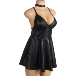 Keinonahkainen babydoll