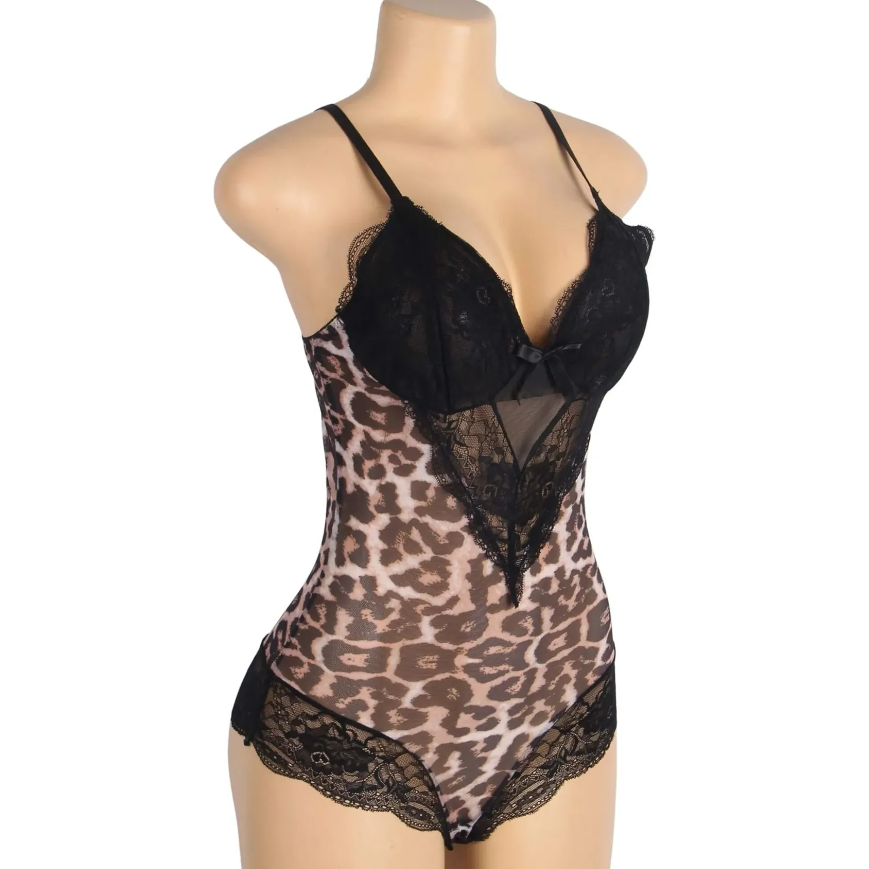 Leopardikuviollinen body