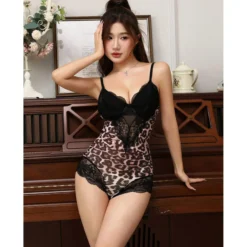 Leopardikuviollinen body