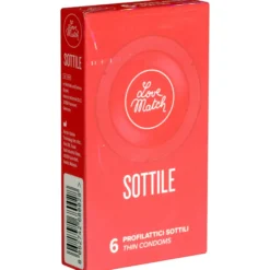 Love Match Sottile extra ohut kondomi 6 kpl