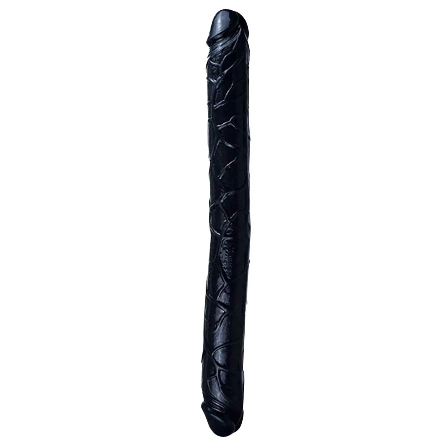 Musta tupladildo 39 cm