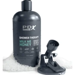 PDX masturbaattori shampoopullossa