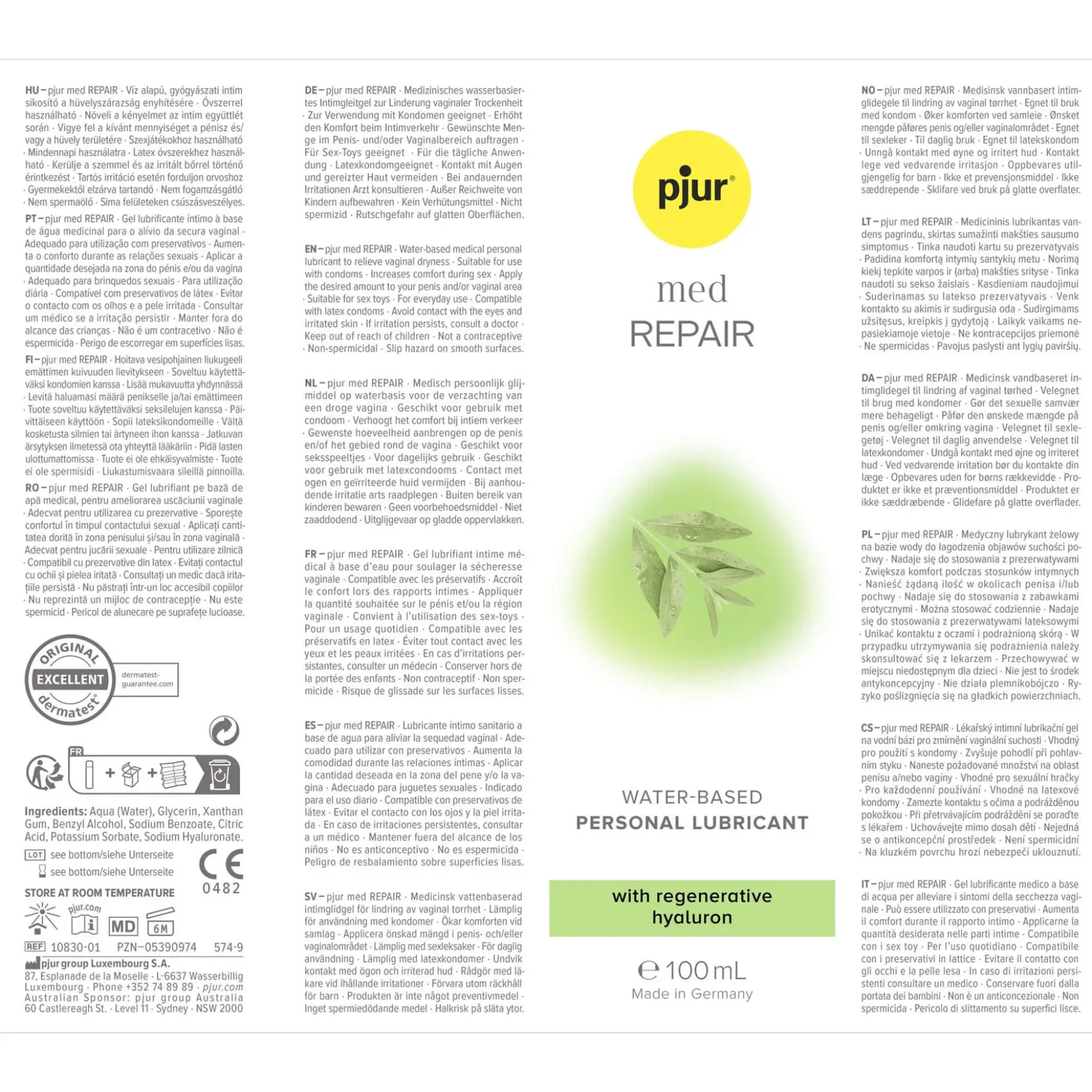Pjur Med Repair 100 ml