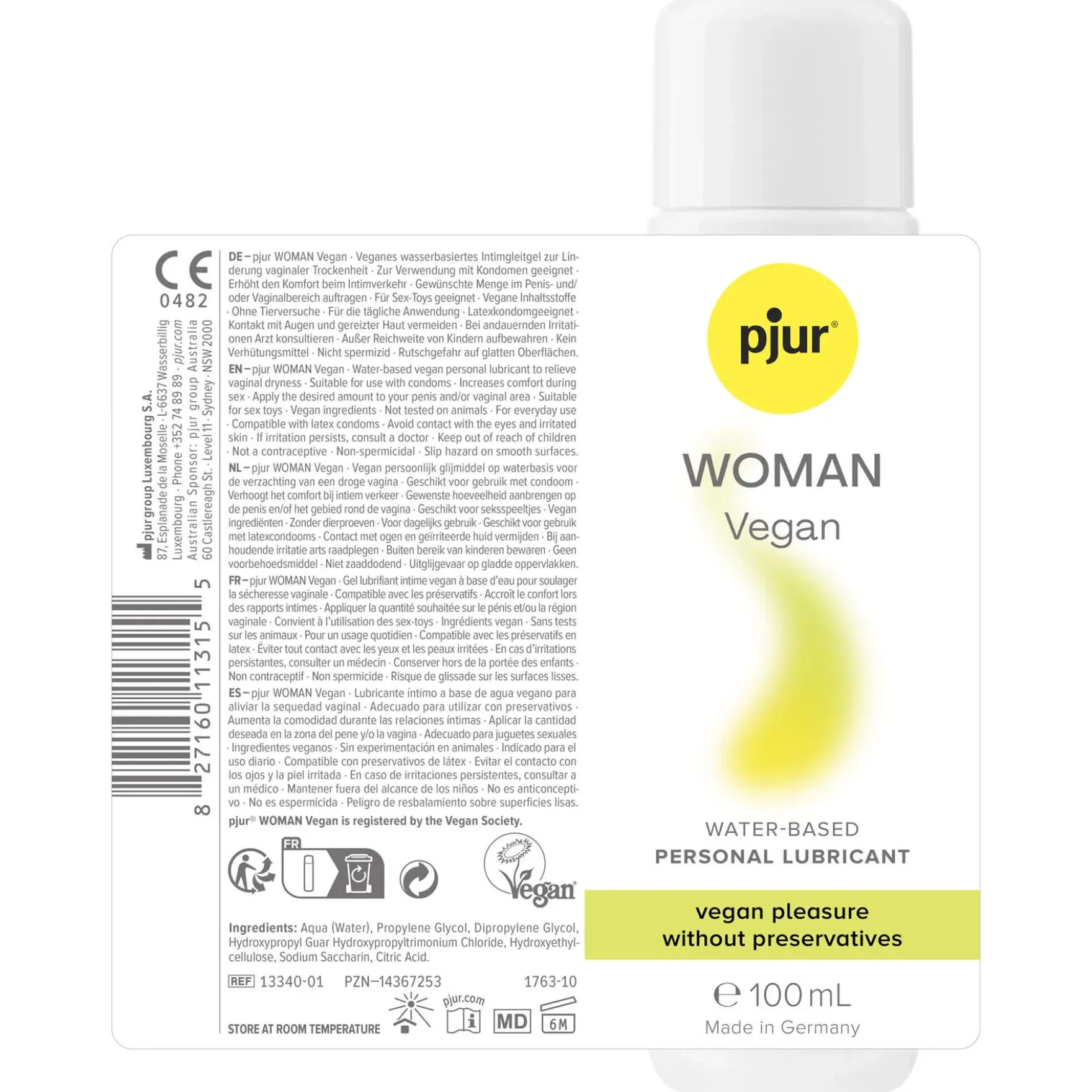 Pjur Woman Vegan Liukuvoide 100 ml