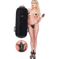 Puhallettava ratsastustuoli + dildo