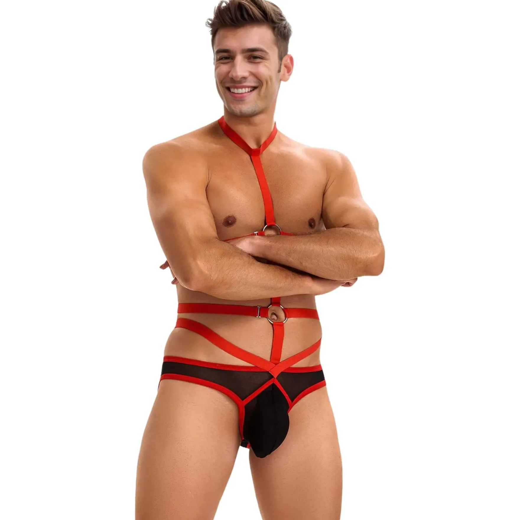 Punainen harness-body
