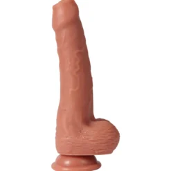 Realistinen dildo esinahalla
