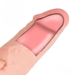 Realistinen dildo kolmikerroksisella rakenteella 24 cm