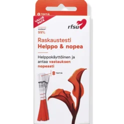 RFSU Raskaustesti 8 kpl