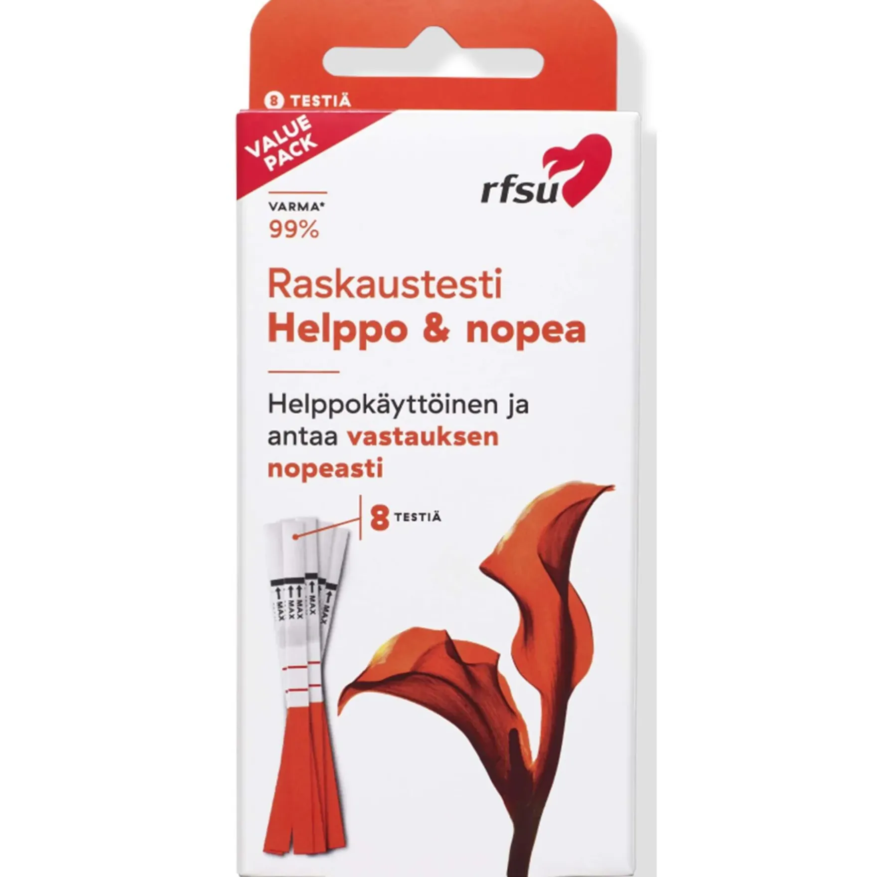 RFSU Raskaustesti 8 kpl