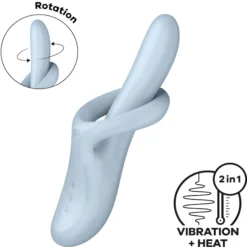 Satisfyer Heat Flex 4 pyörivä ja lämpiävä g-pistevibraattori