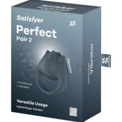 Satisfyer Perfect Pair 2 penisrengas ja sormivibraattori