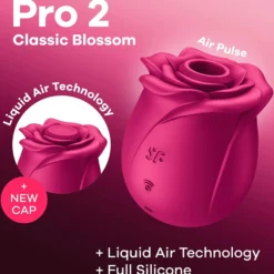 Satisfyer Pro 2 Classic Blossom ruusu klitoriskiihotin