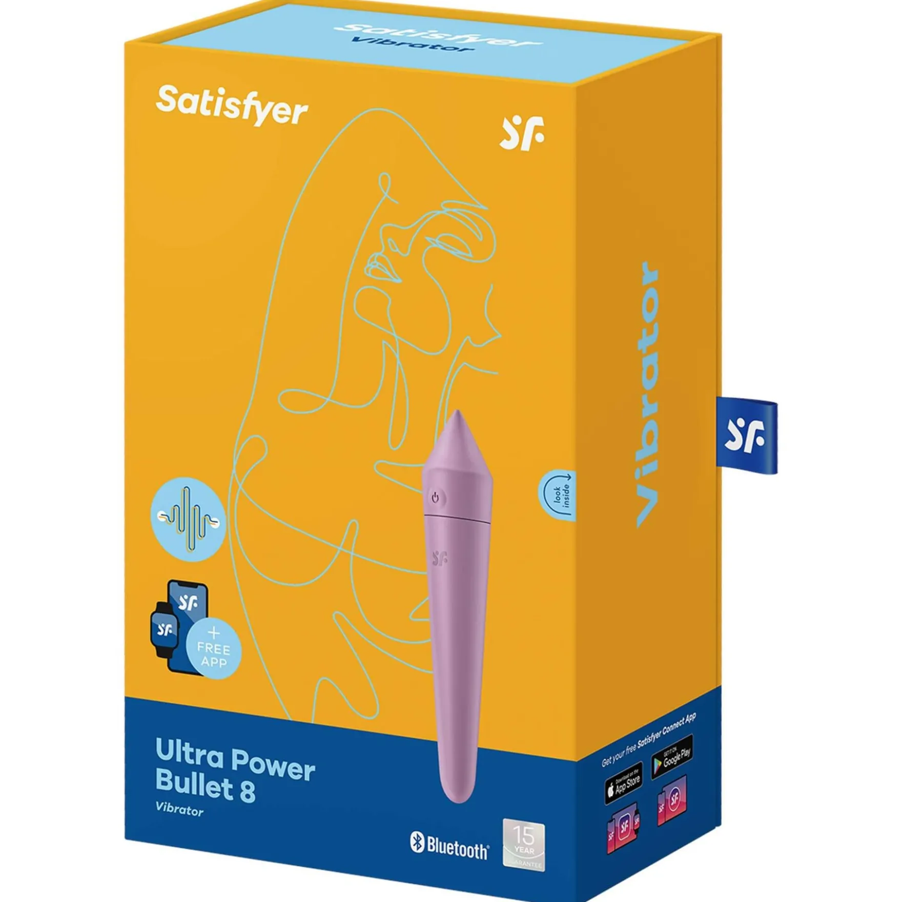 Satisfyer Ultra Power Bullet 8, violetti