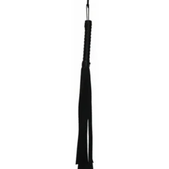 S&M – Black Faux Leather Flogger