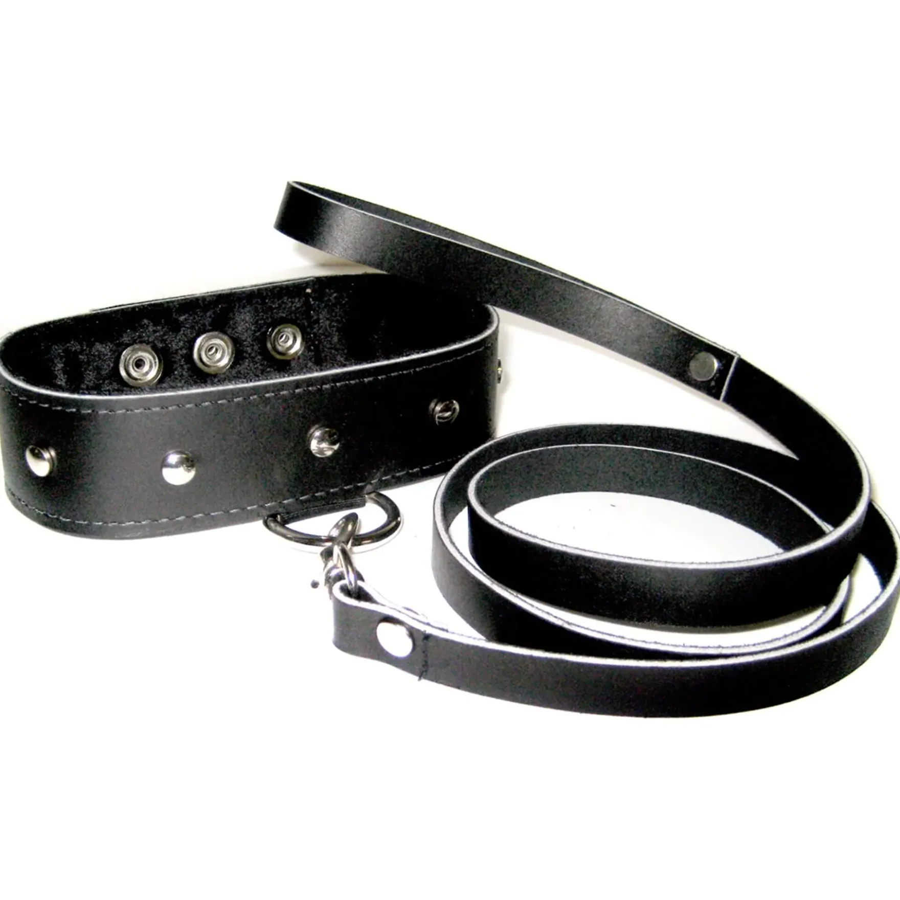 Sportsheets Leather Leash & Collar, Nahkainen talutushihna