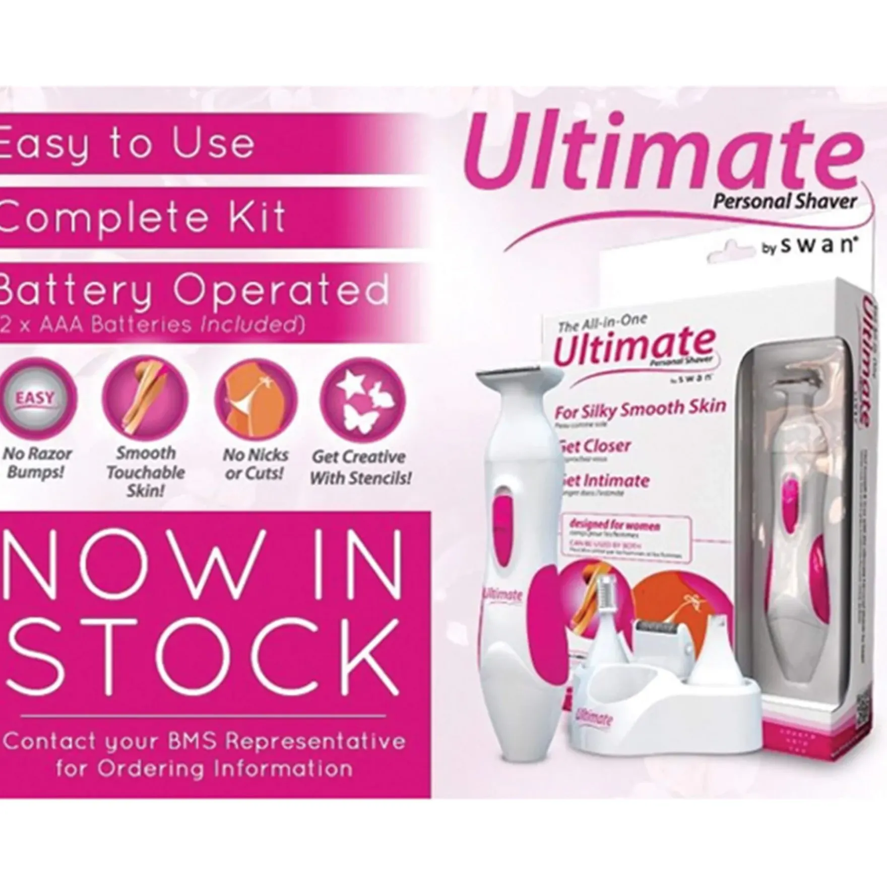 Swan – Ultimate Personal Shaver, Karvanpoistaja Naisille