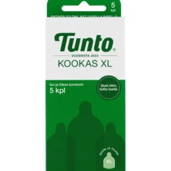 Tunto Kookas XL -kondomi 5 kpl