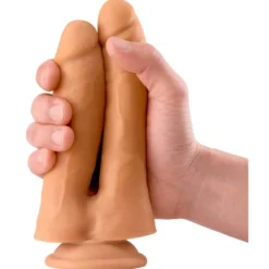 Tuplapäinen dildo, realistinen